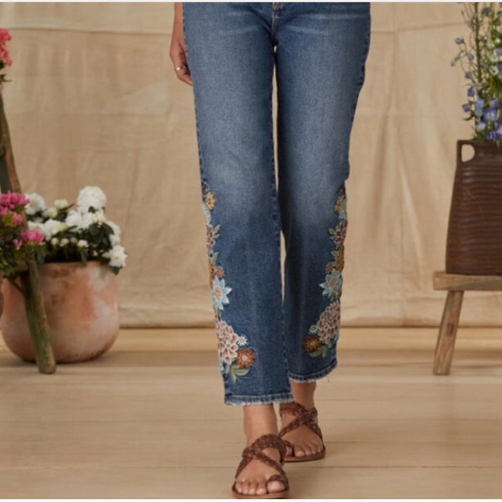 DRIFTWOOD Embroidered Sundance “Stella Desert Bloom Jeans” Size 29 x 27